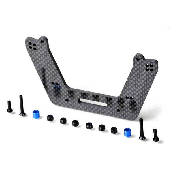 EXOTEK RACING ETK1982 Slash Carbon Fiber Front Drag Tower: Shorter 4Tec Shocks