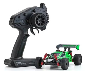 Kyosho Mini-Z Buggy MB-010 Inferno MP9 TKI White/Green Readyset KYO32097WGR — product image 1