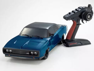 Kyosho 1/10 EP 4WD Fazer Mk2 1970 Dodge Charger Tuned Version Blue KYO34475T1 — product image 1