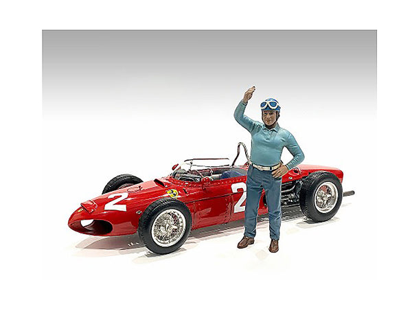 "Racing Legends" 50's Set of 2 Diecast Figures for 1/43 Scale Models by American Diorama — Echo Six Hobbies, view 2