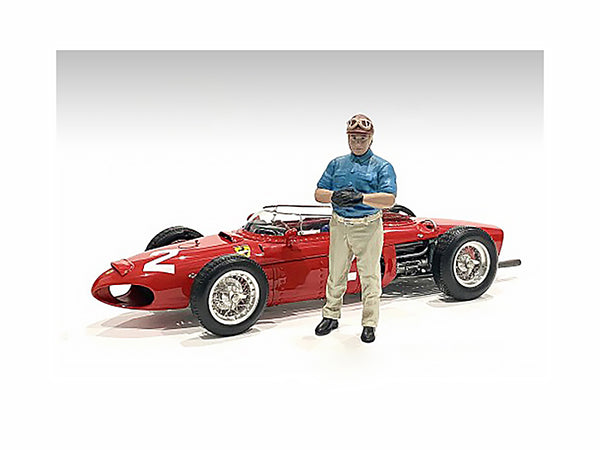 "Racing Legends" 50's Set of 2 Diecast Figures for 1/43 Scale Models by American Diorama — Echo Six Hobbies, view 3