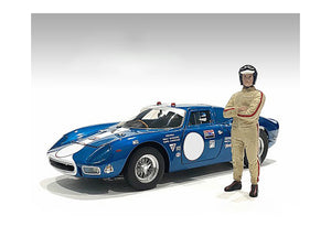 "Racing Legends" 60's Set of 2 Diecast Figures for 1/43 Scale Models by American Diorama — Echo Six Hobbies, view 2