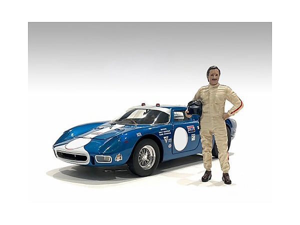 "Racing Legends" 60's Set of 2 Diecast Figures for 1/43 Scale Models by American Diorama — Echo Six Hobbies, view 3