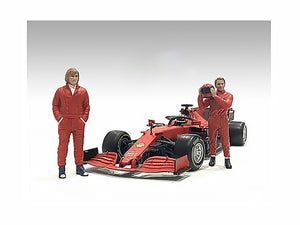 "Racing Legends" 70's Set of 2 Diecast Figures for 1/43 Scale Models by American Diorama — Echo Six Hobbies, view 1