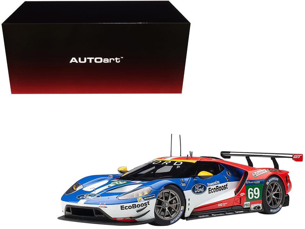 Ford GT #69 Ryan Briscoe - Richard Westbrook - Scott Dixon "Ford Chip Ganassi Team USA" 24H Le Mans (2016) 1/18 Model Car by Autoart — Echo Six Hobbies, view 1