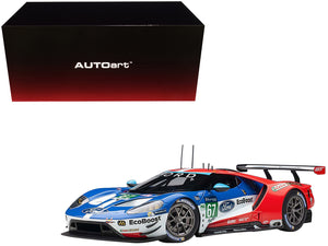 Ford GT #67 Harry Tincknell - Andy Priaulx - Pipo Derani "Ford Chip Ganassi Team UK" 24H Le Mans (2017) 1/18 Model Car by Autoart — Echo Six Hobbies, view 1