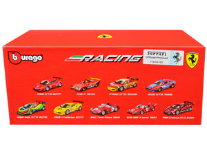 2020 Ferrari 488 Challenge EVO #28 Red with Graphics "Racing" Series 1/43 Diecast Model Car by Bburago — Echo Six Hobbies, view 3