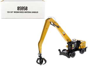 CAT Caterpillar MH3040 Wheel Material Handler with Operator "High Line Series" 1/50 Diecast Model by Diecast Masters — Echo Six Hobbies, view 1