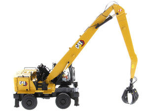 CAT Caterpillar MH3040 Wheel Material Handler with Operator "High Line Series" 1/50 Diecast Model by Diecast Masters — Echo Six Hobbies, view 3