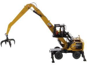 CAT Caterpillar MH3040 Wheel Material Handler with Operator "High Line Series" 1/50 Diecast Model by Diecast Masters — Echo Six Hobbies, view 4