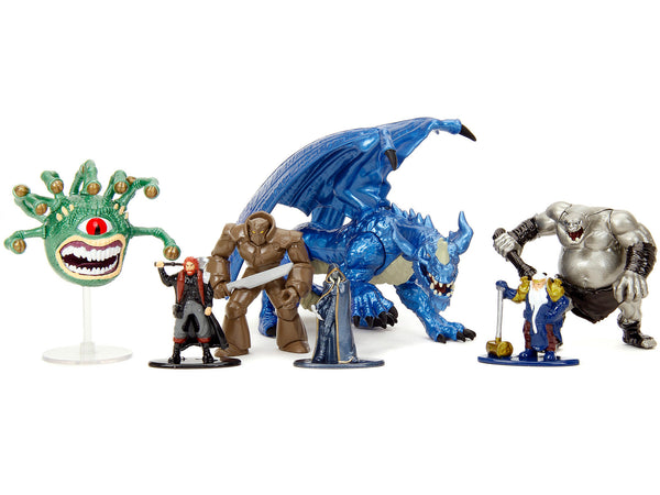 "Dungeons and Dragons" Set of 7 Diecast Figures by Jada — Echo Six Hobbies, view 3