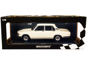 1968 BMW 2500 White Limited Edition to 504 pieces Worldwide 1/18 Diecast Model Car by Minichamps — Echo Six Hobbies, view 1