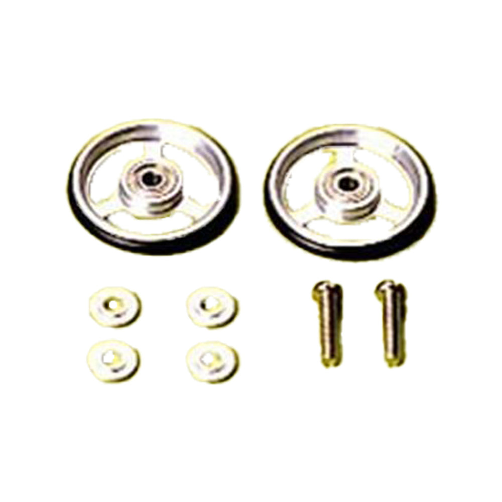 Tamiya JR 3-Spoke Ball-Race Rollers (17mm/Aluminum)