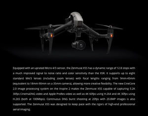 Echo Six Hobbies DJI Zenmuse X5S - 5.2K/4K Video - Inspire 2