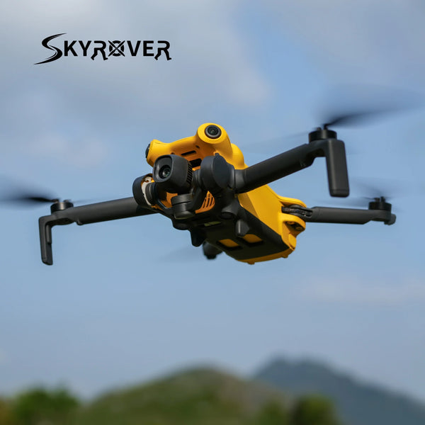 Echo Six Hobbies Skyrover X1 mini drone flying long range over scenic landscape