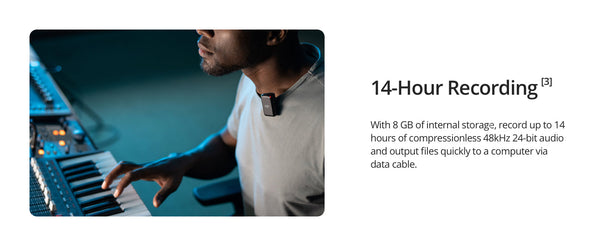Echo Six Hobbies DJI Mic (2TX+1RX+Charging Case) Microphone 250m (820 ft.) Range 15-Hour Battery