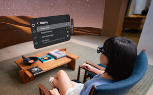 Echo Six Hobbies XREAL One Pro on-screen display settings powered by X1