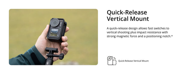 Echo Six Hobbies DJI Osmo Action 3 Adventure Combo Action Camera 4K Waterproof for vlogs Youtube