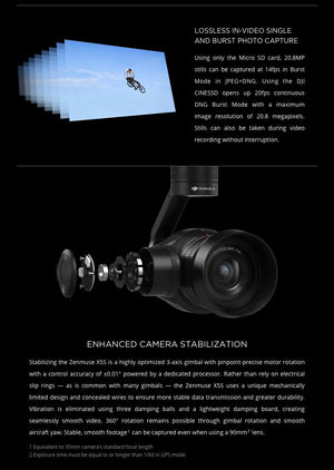 Echo Six Hobbies DJI Zenmuse X5S - 5.2K/4K Video - Inspire 2