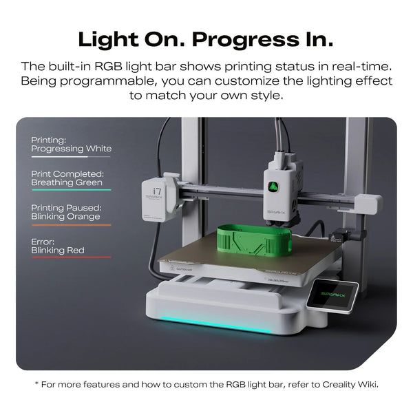 Echo Six Hobbies Creality SPARKX i7 quick-swap hotend and design details