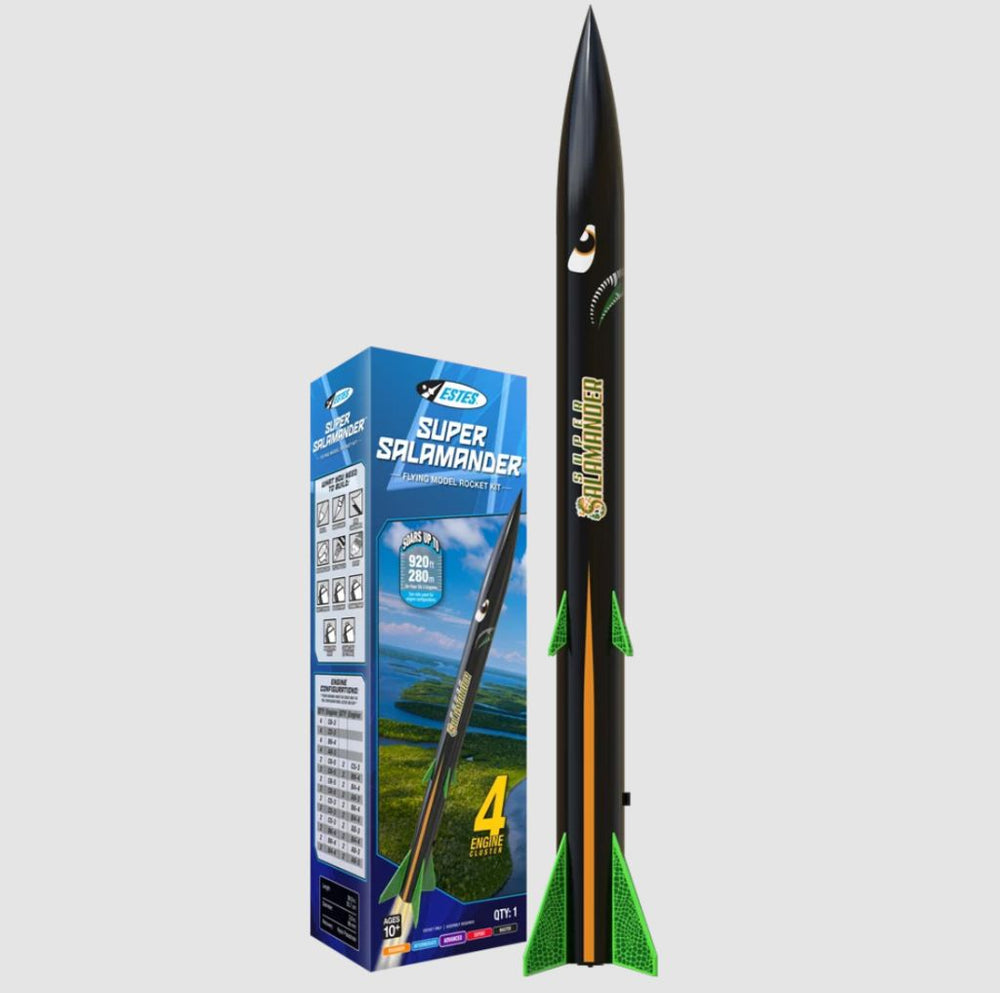 Echo Six Hobbies - Estes Super Salamander Model Rocket Kit - main product view