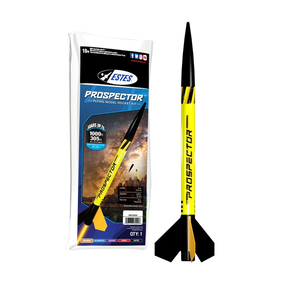 Echo Six Hobbies - Estes Prospector Model Rocket Kit - main product view