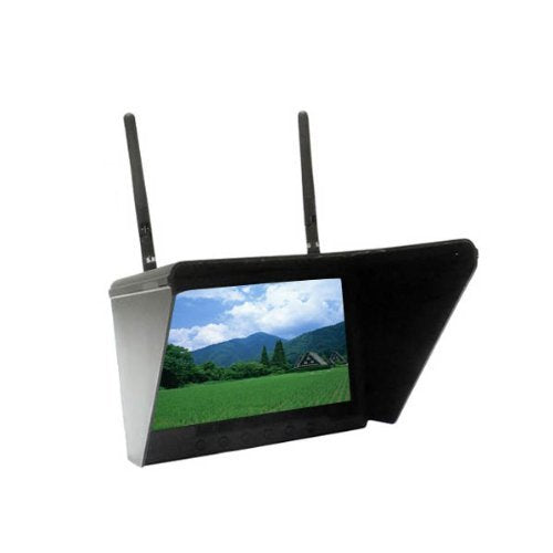 Echo Six Hobbies FlySight 32Ch Black Pearl 5.8Ghz 7" Diversity Monitor with Integrated Battery – Image 1 | DroneNerds
