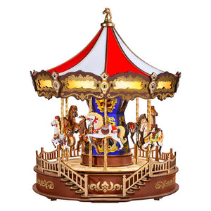 Echo Six Hobbies Rolife Classic Carousel wooden music box, product image 1