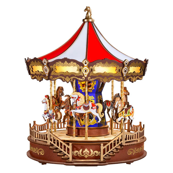 Echo Six Hobbies Rolife Classic Carousel wooden music box, product image 1