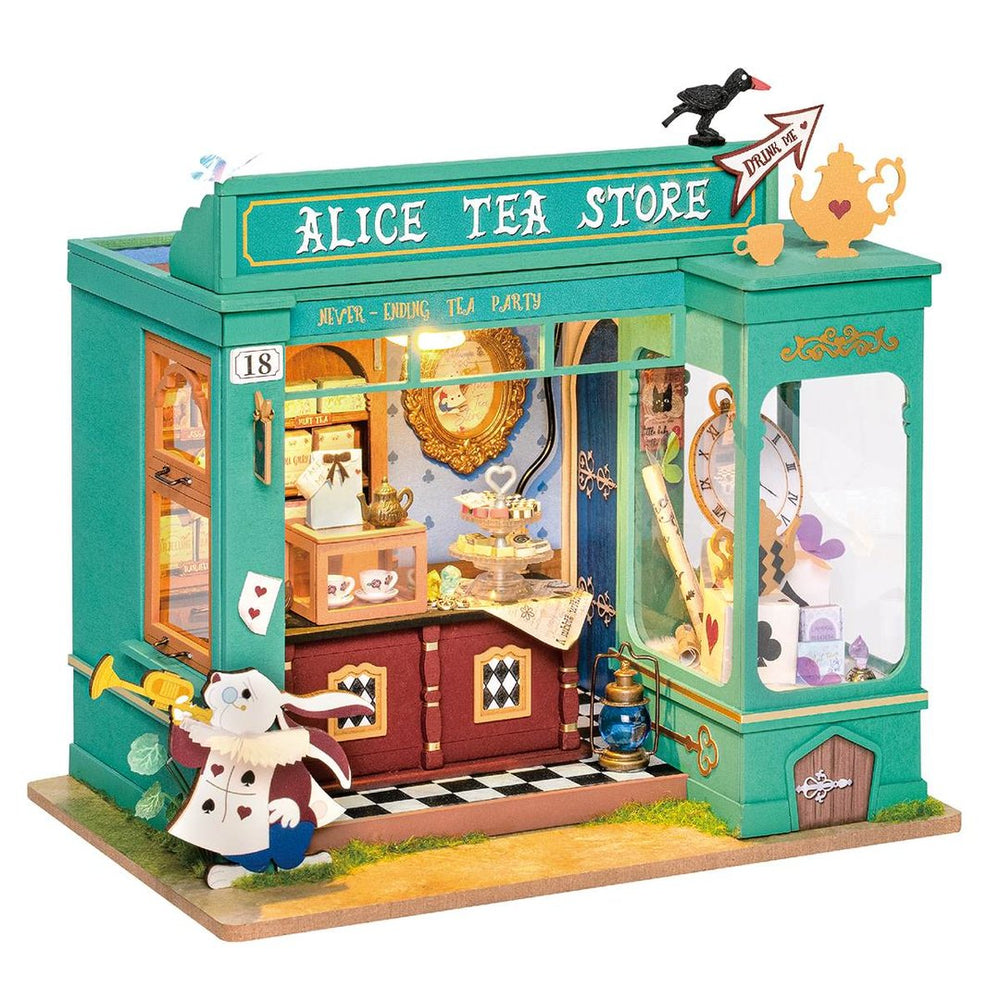 Echo Six Hobbies Rolife Alice's Tea Store DG156 miniature house front view