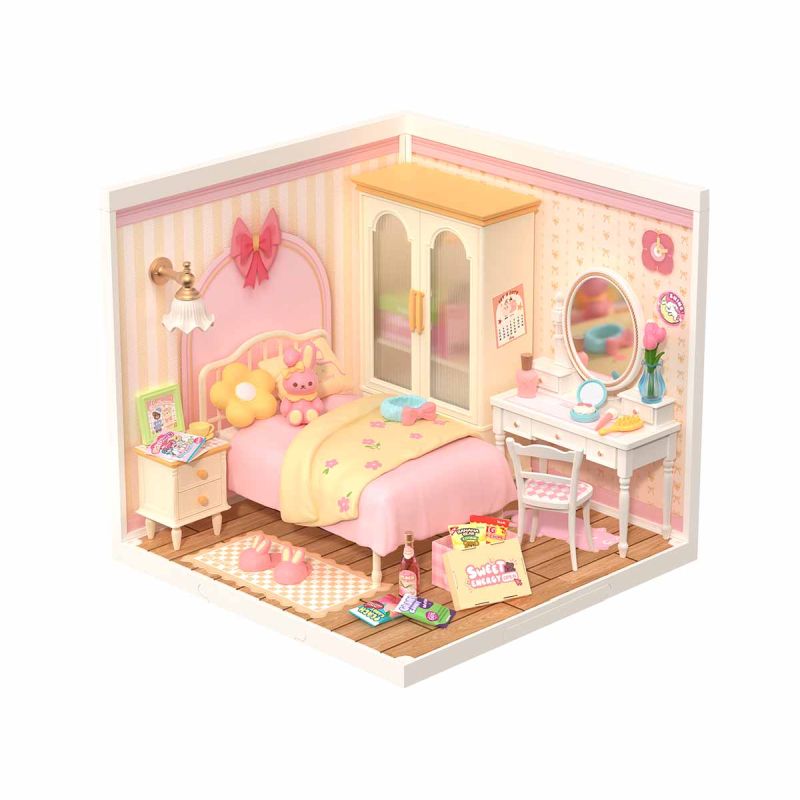 Echo Six Hobbies Rolife Lovely Pink Bedroom DW016 miniature house, product image 1