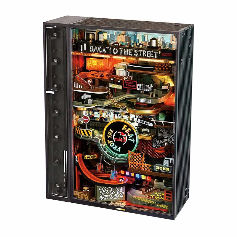 Echo Six Hobbies - ROKR Hip-Hop Street Marble Run Mechanical 3D Puzzle MR03S (ROEMR03S), image 1