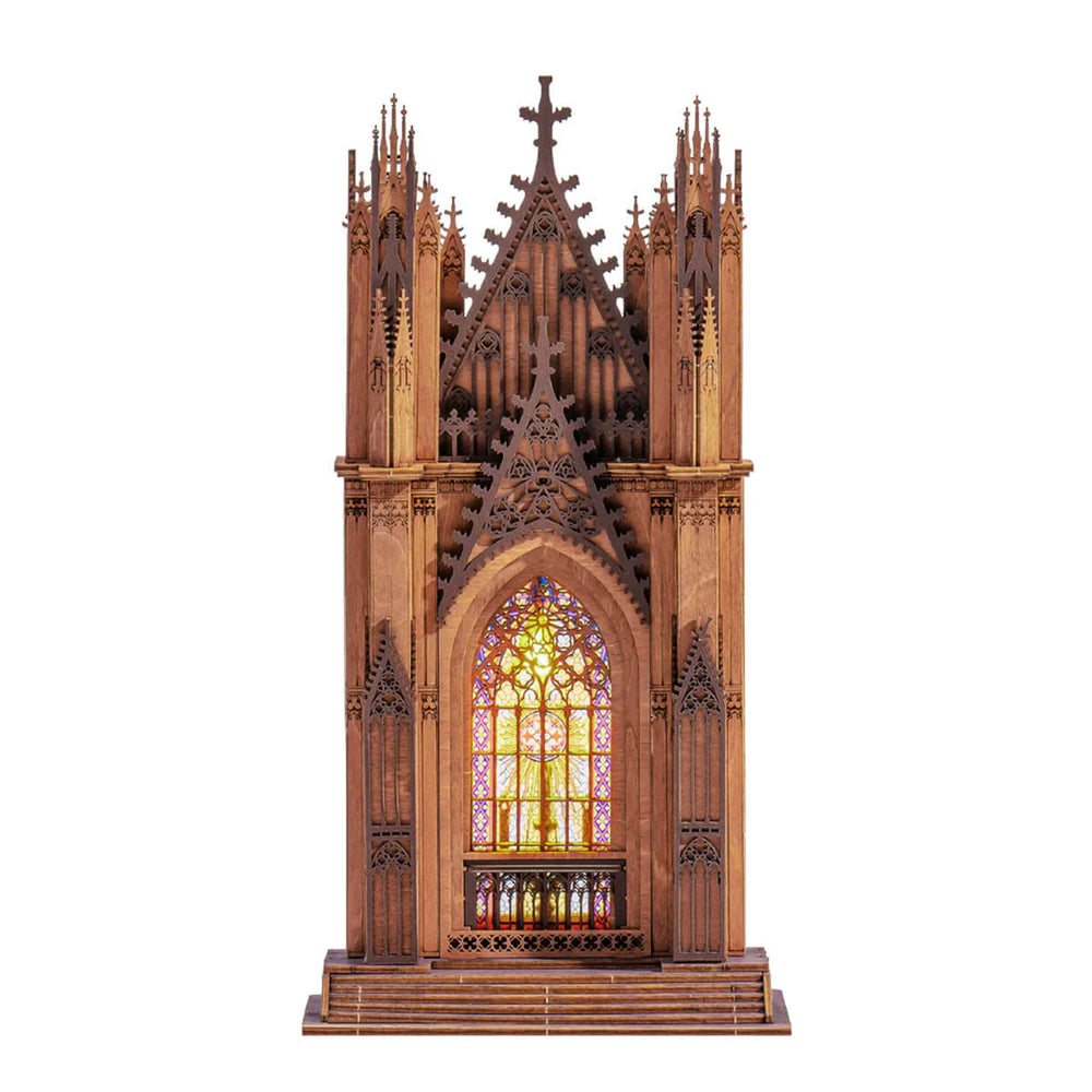 Echo Six Hobbies Rolife Twin-Tower Cathedral 3D wooden puzzle TGA01