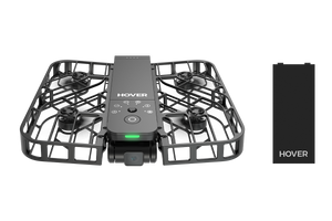 Echo Six Hobbies HOVERAir X1 Self-Flying Camera Drone (Combo, Black)