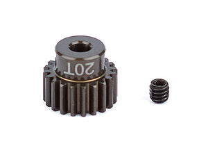 Echo Six Hobbies. Team Associated FT Aluminum Pinion Gear, 20T 48P, 1/8" shaft
