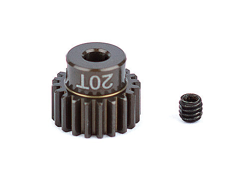 Echo Six Hobbies. Team Associated FT Aluminum Pinion Gear, 20T 48P, 1/8" shaft