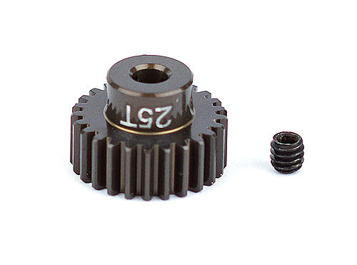 Echo Six Hobbies. Team Associated FT Aluminum Pinion Gear, 25T 48P, 1/8" shaft