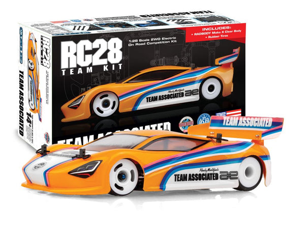 Echo Six Hobbies. Team Associated - 1:28 Scale 2WD Electric On Road Competition Kit — 1:28 Scale 2WD Electric On Road R/C Car