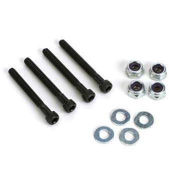 Echo Six Hobbies - Dubro 4-40x1" Socket Head Bolts w/ Lock Nuts 4/pkg