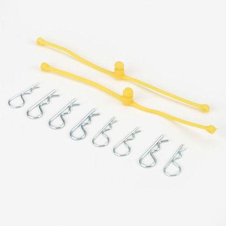 Echo Six Hobbies Dubro Body Klip Retainers-Yellow