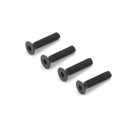Echo Six Hobbies - Dubro 3.0mmx10 Flat Head Socket Screws 4/pkg