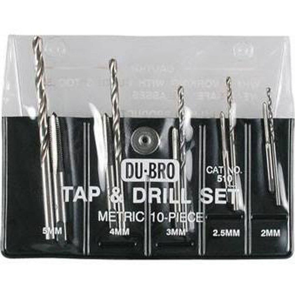 Echo Six Hobbies - Dubro 10pc Metric Tap & Drill Set