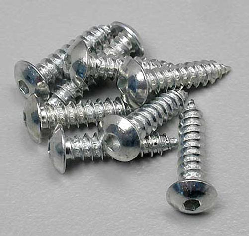 Echo Six Hobbies - Dubro #4x1/2" Button Head Sheet Metal Screws 8pc