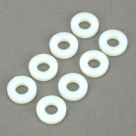 Echo Six Hobbies - Dubro #10 Nylon Flat Washer 8/pkg