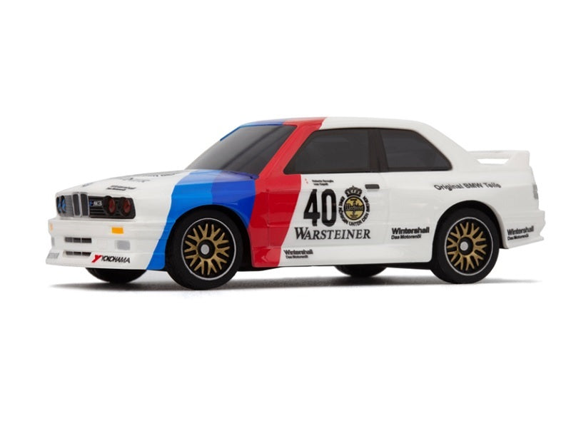 Echo Six Hobbies HPI Racing nano-TTR 1987 BMW M3 E30 Warsteiner 1:64 scale car-only version