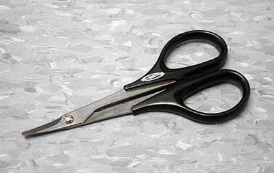 Echo Six Hobbies HPI Racing curved scissors for trimming polycarbonate R/C bodies