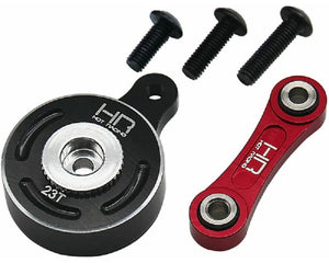 Echo Six Hobbies. Hot Racing Fixed Link 23T Steering Servo Saver, for Arrma 1/10 4WD 3S