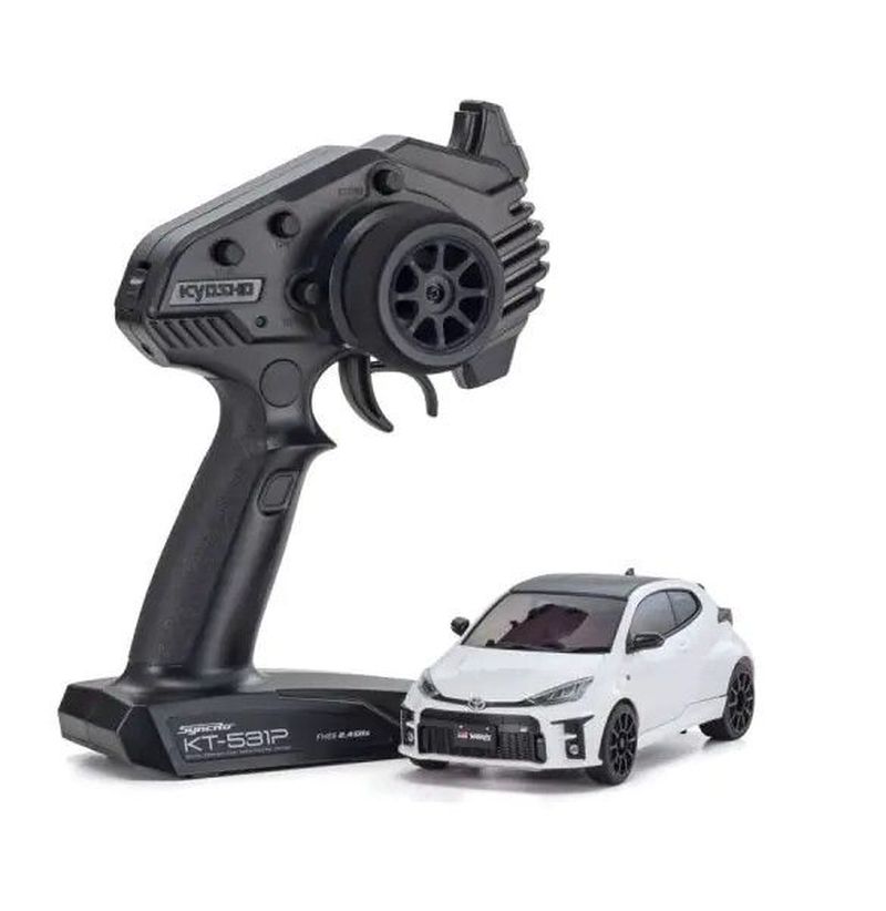 Echo Six Hobbies. Kyosho Toyota GR Yaris Platinum White Pearl Mica