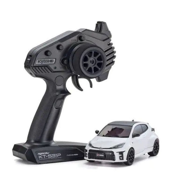 Echo Six Hobbies. Kyosho Toyota GR Yaris Platinum White Pearl Mica