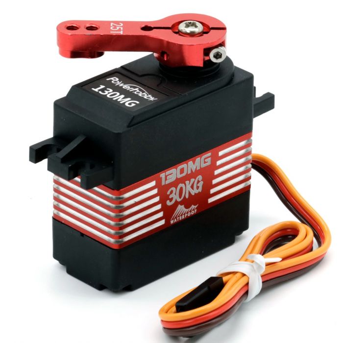 Echo Six Hobbies. Power Hobby 130MG 1/10 30kg High Speed Torque Metal Gear Waterproof